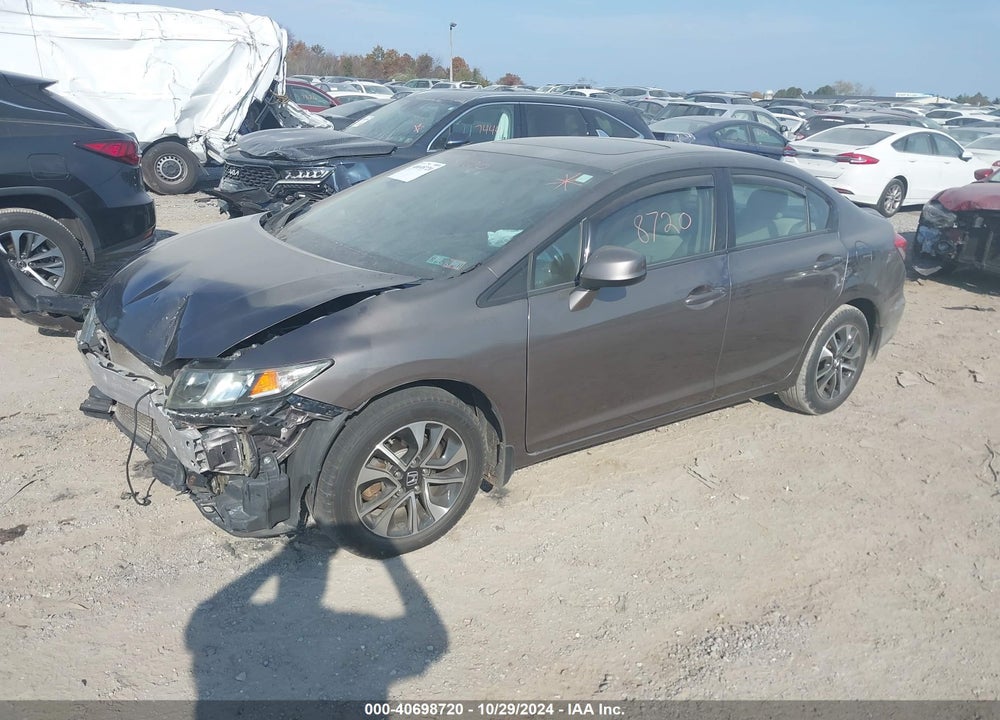2013 HONDA CIVIC EX VIN: 2HGFB2F89DH502327