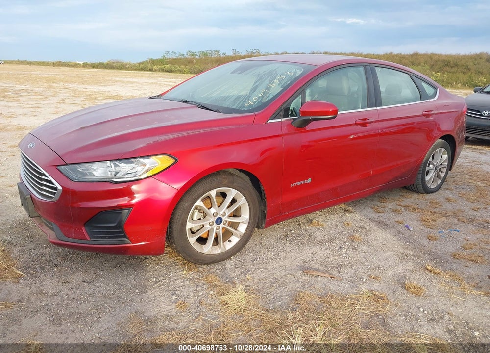 2019 FORD FUSION HYBRID SE VIN: 3FA6P0LU6KR262179