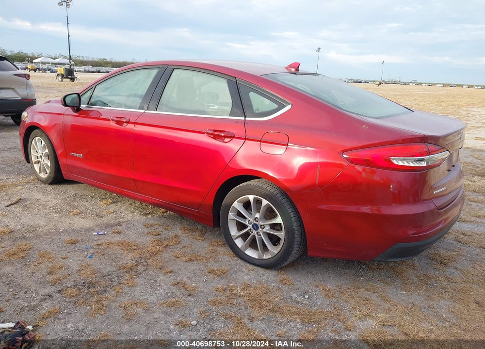 2019 FORD FUSION HYBRID SE VIN: 3FA6P0LU6KR262179
