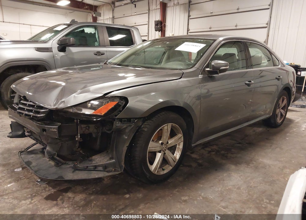 2013 VOLKSWAGEN PASSAT VIN: 1VWBN7A3XDC059442