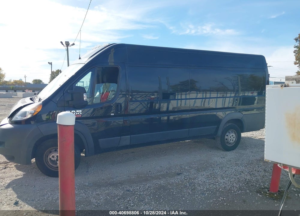 2018 RAM PROMASTER 3500 CARGO VAN HIGH ROOF 159 WB EXT VIN: 3C6URVJG9JE160071