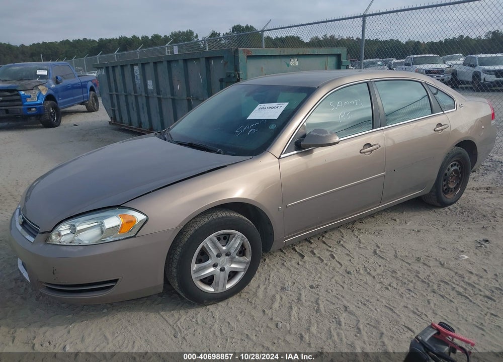 2006 CHEVROLET IMPALA LT VIN: 2G1WT55K469409876