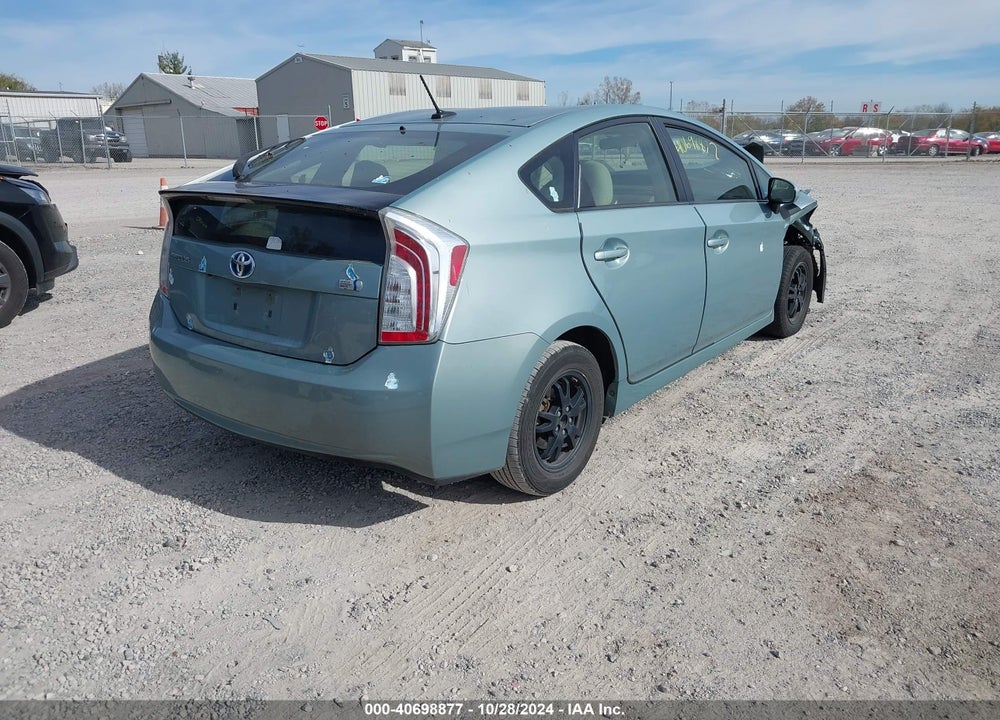 2013 TOYOTA PRIUS THREE VIN: JTDKN3DU6D1717785