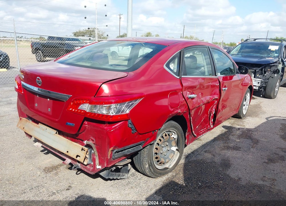 2014 NISSAN SENTRA S VIN: 3N1AB7AP5EL644870
