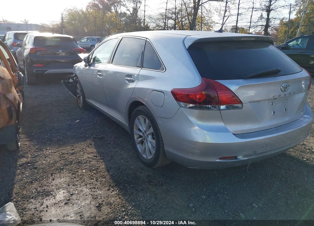 2013 TOYOTA VENZA XLE VIN: 4T3BA3BB7DU039031