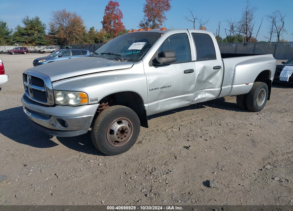 2003 DODGE RAM 3500 SLT/LARAMIE/ST VIN: 3D3MU48DX3G794825
