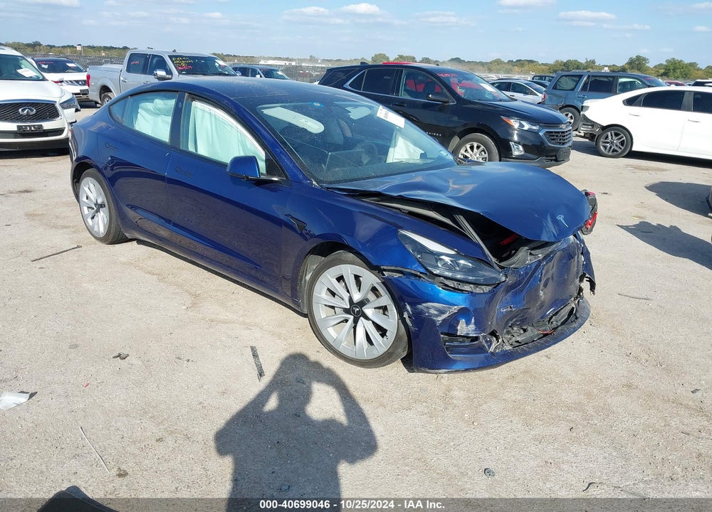 2021 TESLA MODEL 3 LONG RANGE DUAL MOTOR ALL-WHEEL DRIVE VIN: 5YJ3E1EB2MF064630