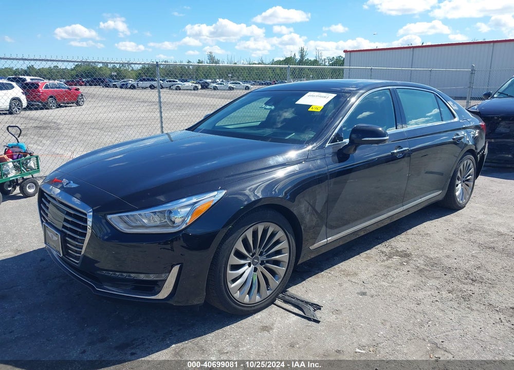 2018 GENESIS G90 3.3T PREMIUM VIN: KMHG34JA2JU042454