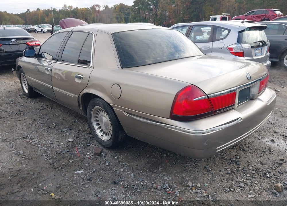 2001 MERCURY GRAND MARQUIS LS VIN: 2MEFM75W01X634446