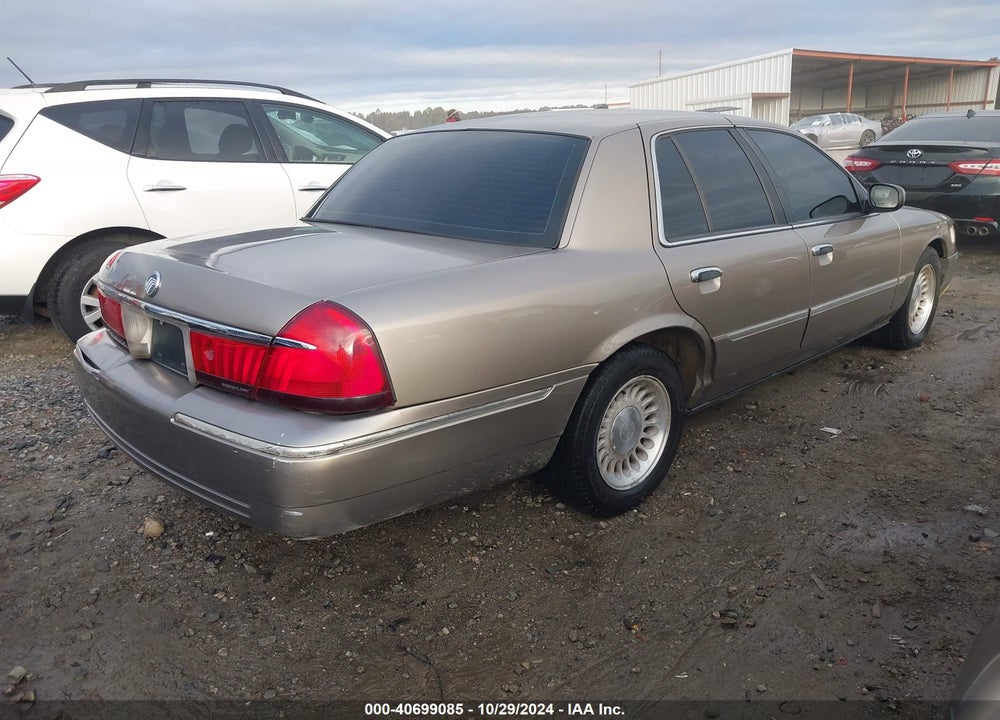 2001 MERCURY GRAND MARQUIS LS VIN: 2MEFM75W01X634446