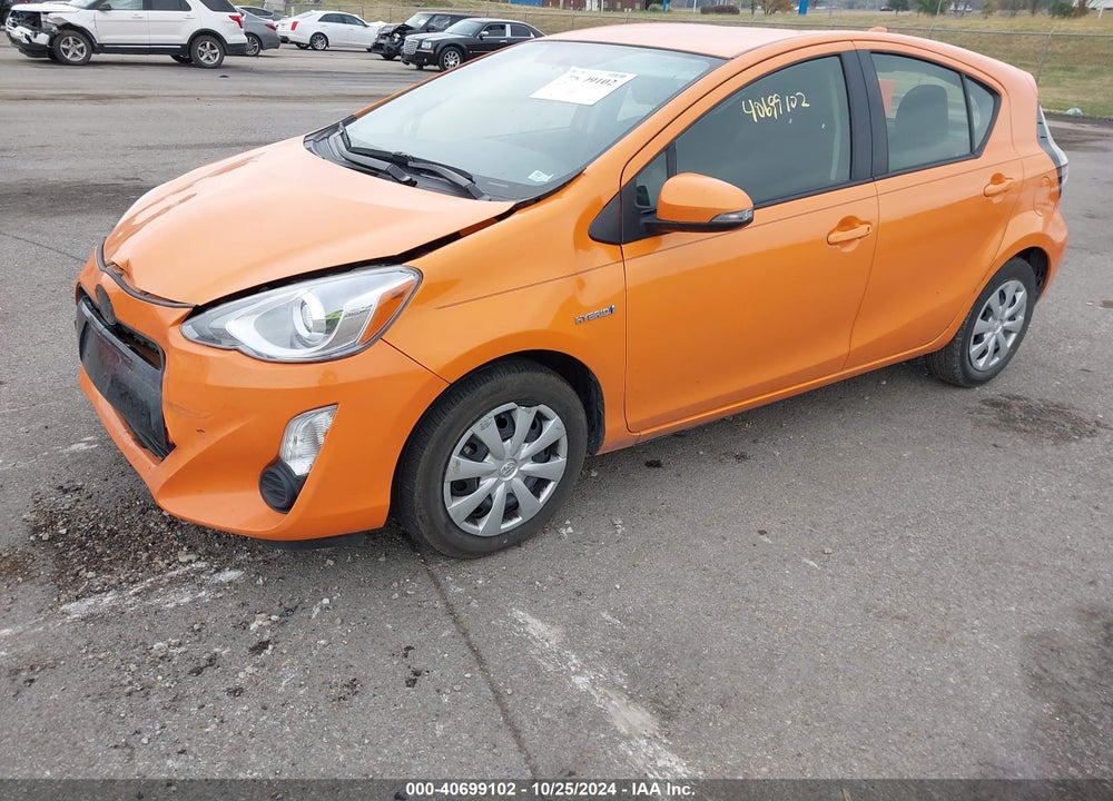 2015 TOYOTA PRIUS C TWO VIN: JTDKDTB3XF1113754