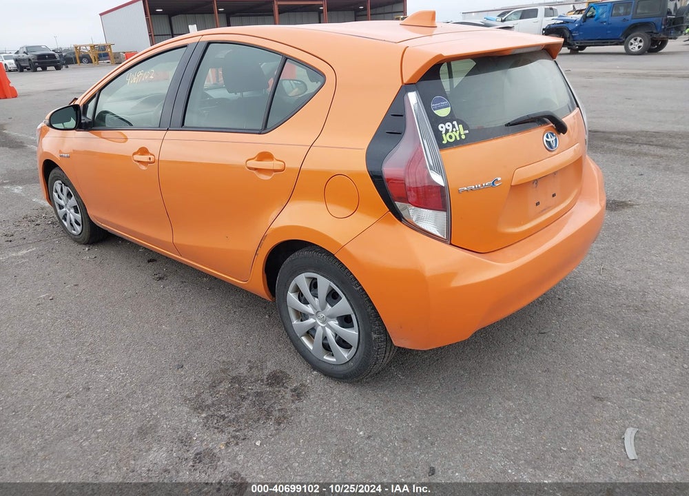 2015 TOYOTA PRIUS C TWO VIN: JTDKDTB3XF1113754