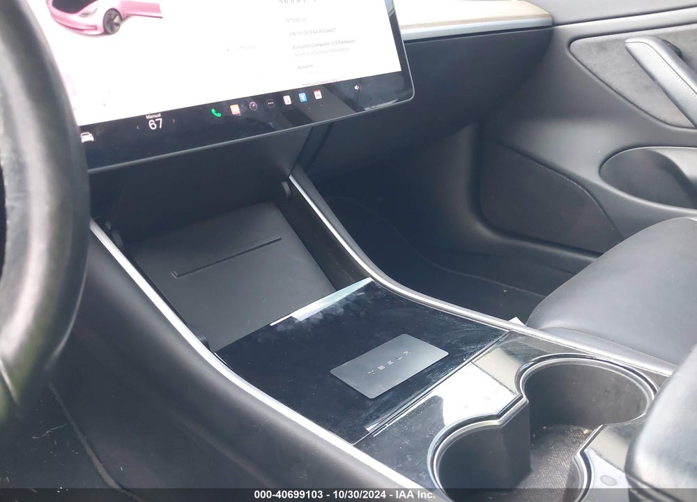 2018 TESLA MODEL 3 LONG RANGE/MID RANGE VIN: 5YJ3E1EAXJF034407