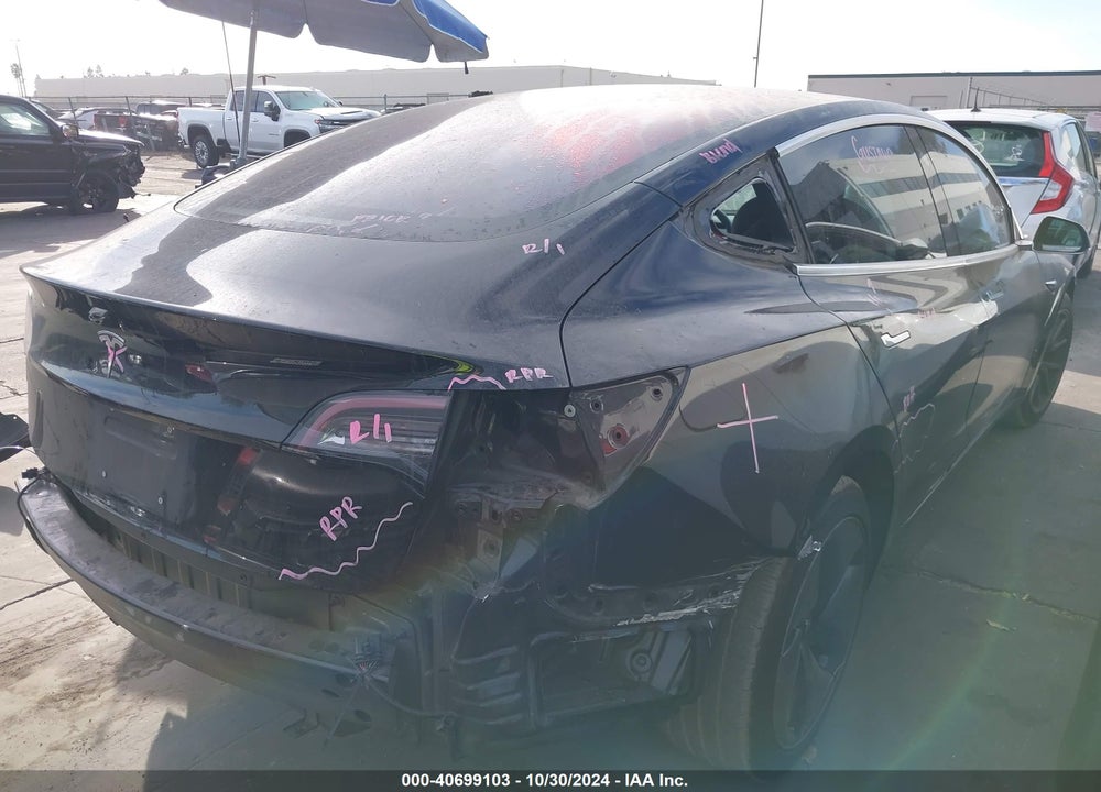 2018 TESLA MODEL 3 LONG RANGE/MID RANGE VIN: 5YJ3E1EAXJF034407