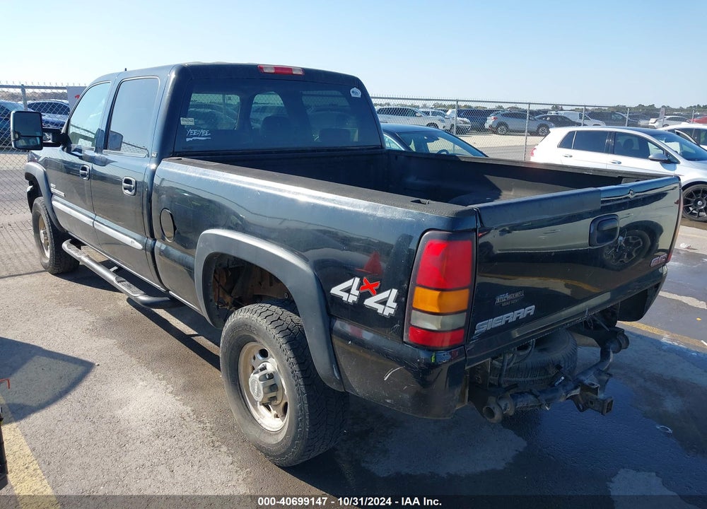 2007 GMC SIERRA 2500HD CLASSIC SLT VIN: 1GTHK23D87F179936