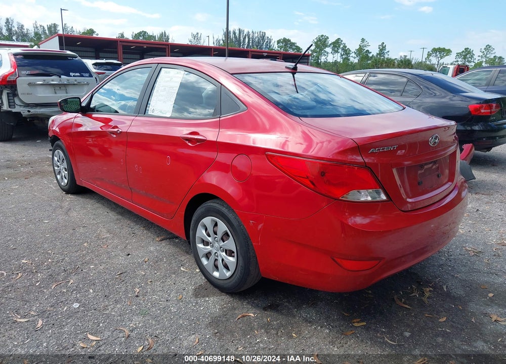 2015 HYUNDAI ACCENT GLS VIN: KMHCT4AE8FU814819