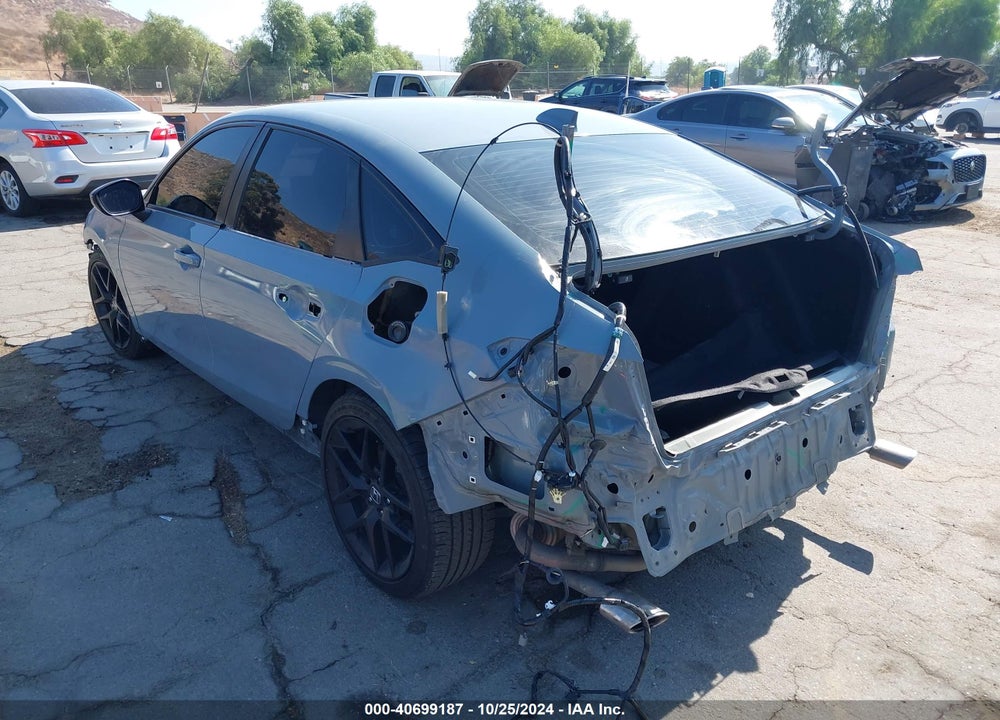 2022 HONDA CIVIC SI SEDAN VIN: 2HGFE1E54NH476536