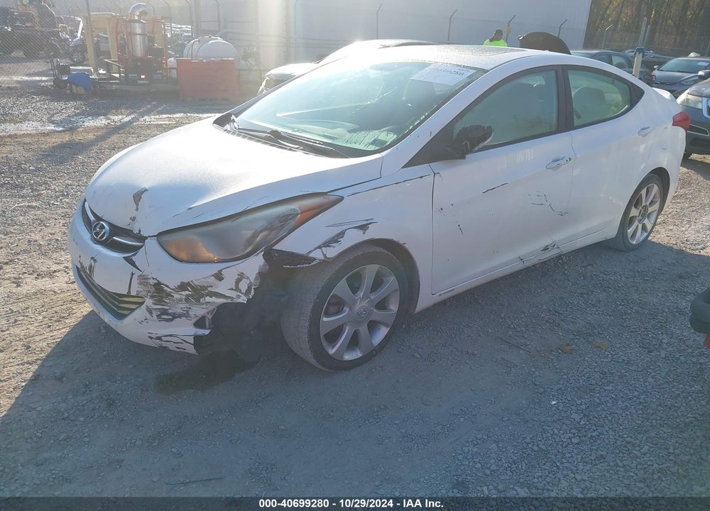 2013 HYUNDAI ELANTRA LIMITED VIN: 5NPDH4AE3DH279433