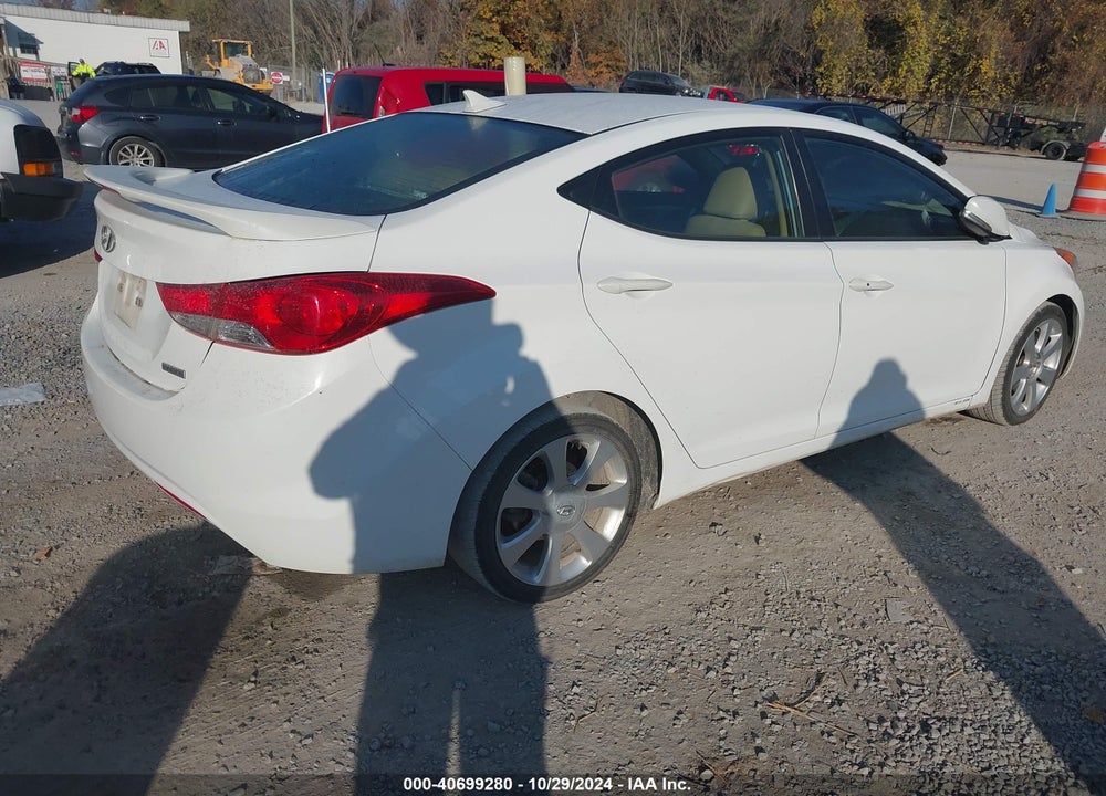 2013 HYUNDAI ELANTRA LIMITED VIN: 5NPDH4AE3DH279433