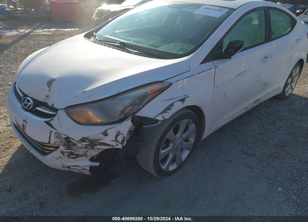 2013 HYUNDAI ELANTRA LIMITED VIN: 5NPDH4AE3DH279433