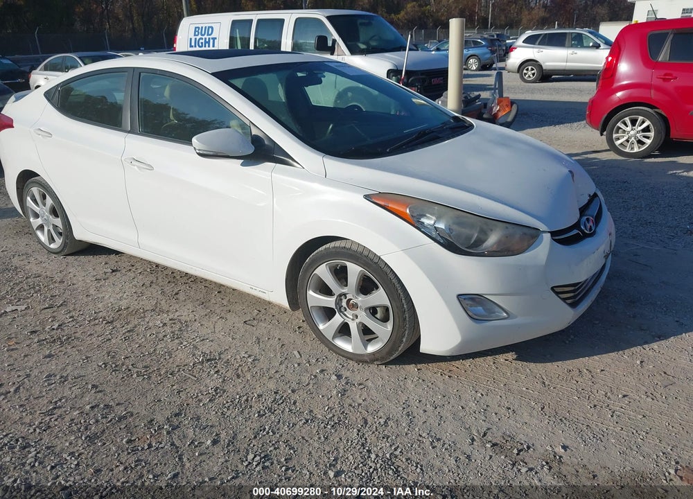 2013 HYUNDAI ELANTRA LIMITED VIN: 5NPDH4AE3DH279433