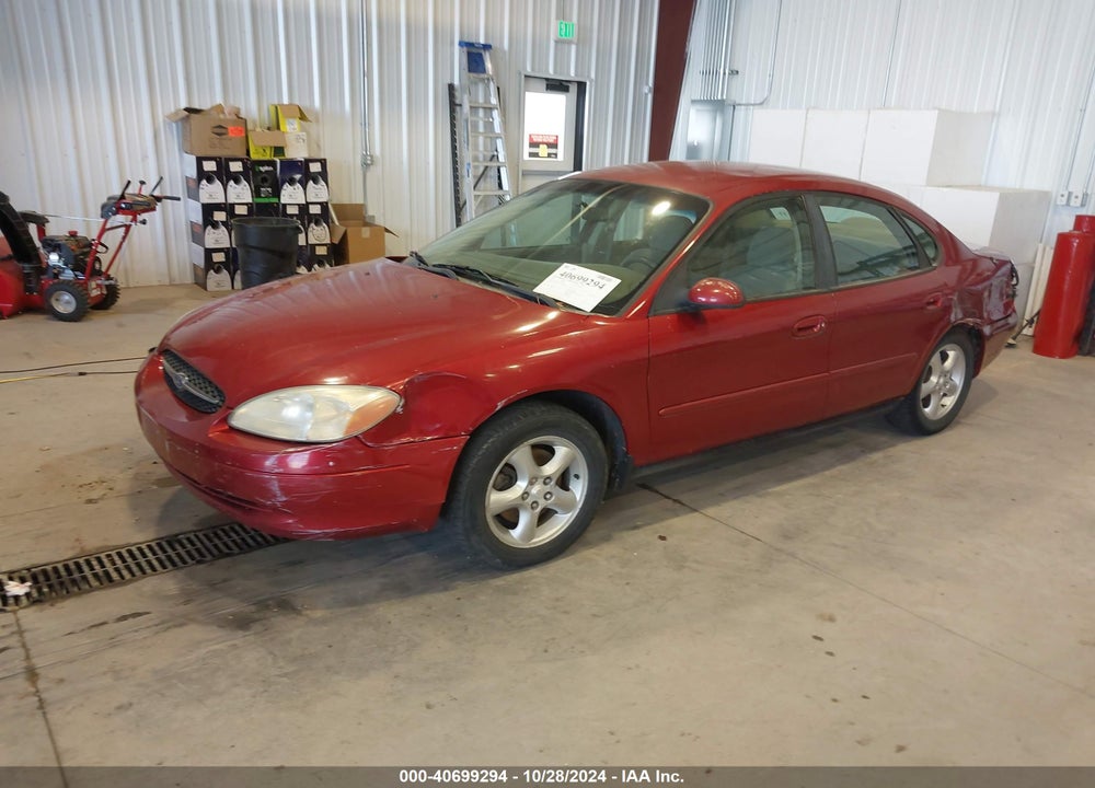 2001 FORD TAURUS SES VIN: 1FAFP55U81G225795