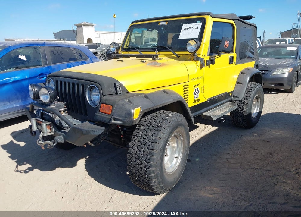 2002 JEEP WRANGLER SPORT VIN: 1J4FA49S02P738470