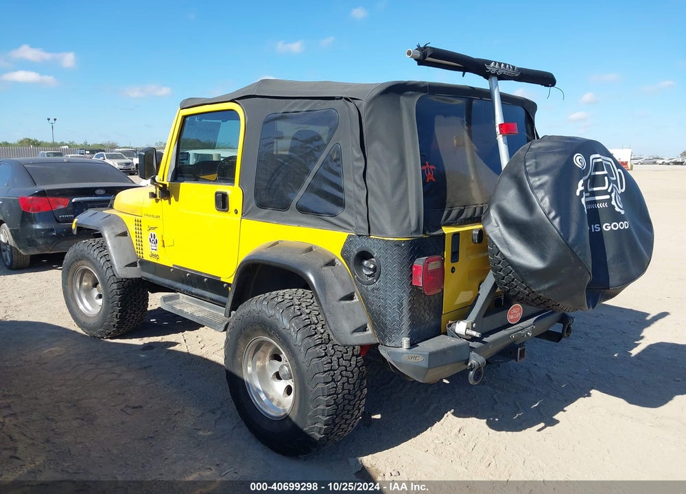 2002 JEEP WRANGLER SPORT VIN: 1J4FA49S02P738470