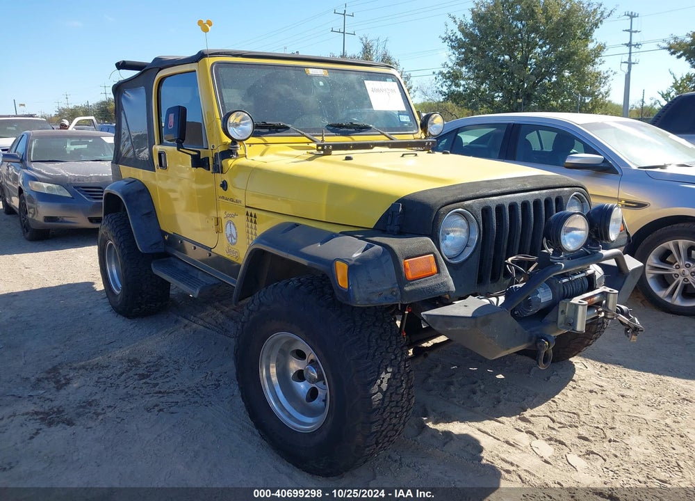 2002 JEEP WRANGLER SPORT VIN: 1J4FA49S02P738470