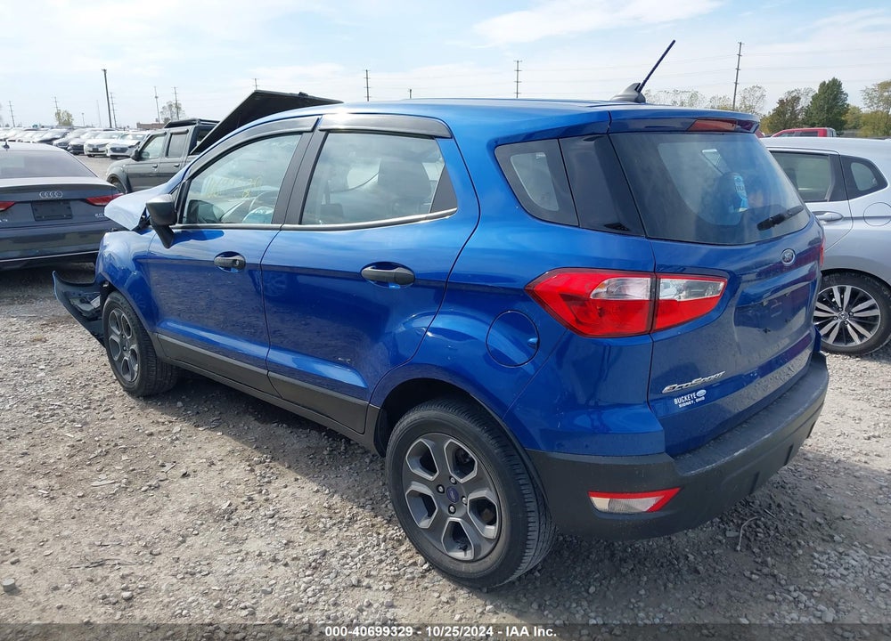 2021 FORD ECOSPORT S VIN: MAJ3S2FE5MC410938