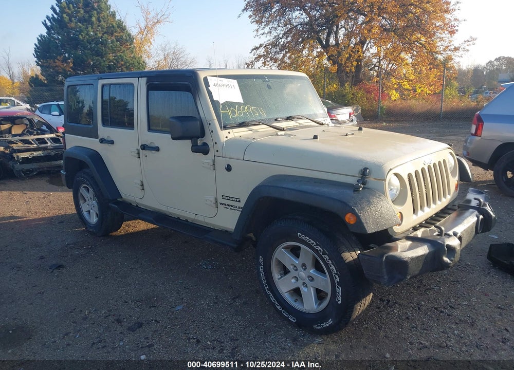 2012 JEEP WRANGLER UNLIMITED SPORT VIN: 1C4BJWDG2CL121731