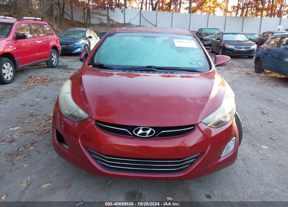 2012 HYUNDAI ELANTRA LIMITED (ULSAN PLANT) VIN: KMHDH4AE8CU501612
