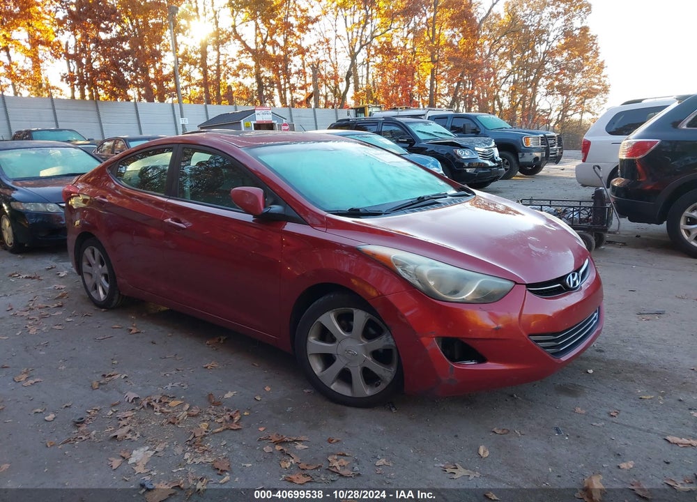 2012 HYUNDAI ELANTRA LIMITED (ULSAN PLANT) VIN: KMHDH4AE8CU501612