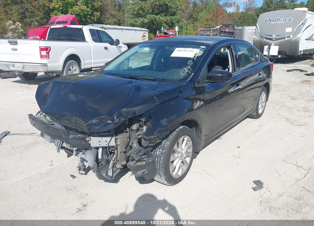 2018 NISSAN SENTRA SV VIN: 3N1AB7AP9JL621912