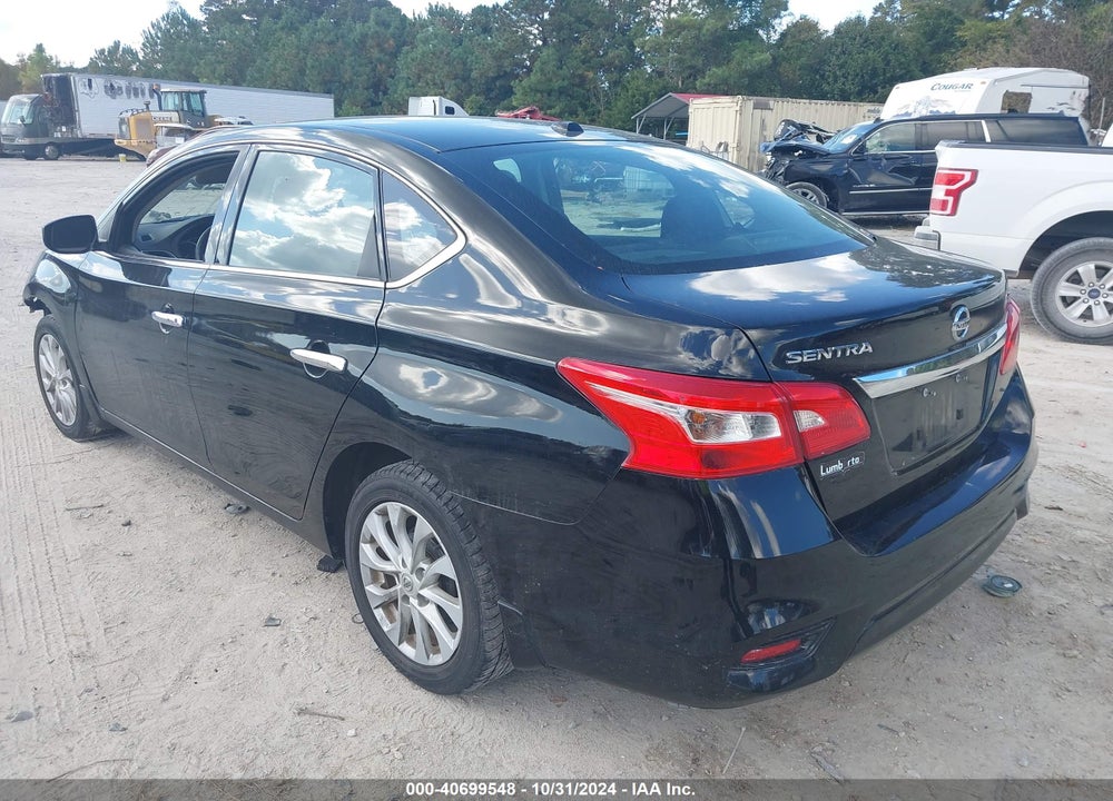 2018 NISSAN SENTRA SV VIN: 3N1AB7AP9JL621912