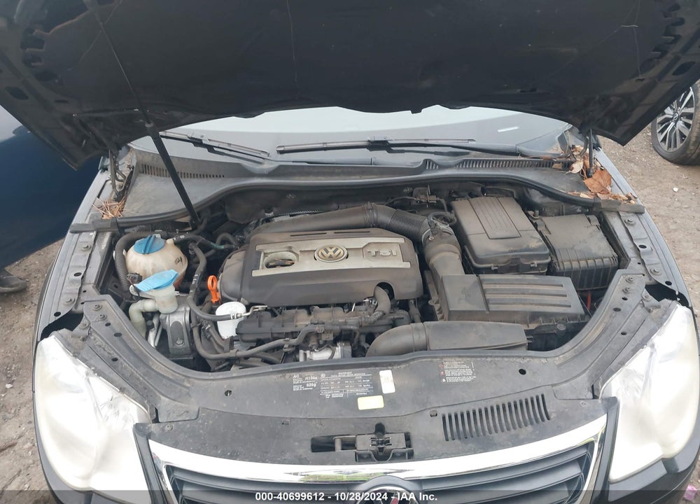 2009 VOLKSWAGEN EOS KOMFORT VIN: WVWBA71FX9V017101
