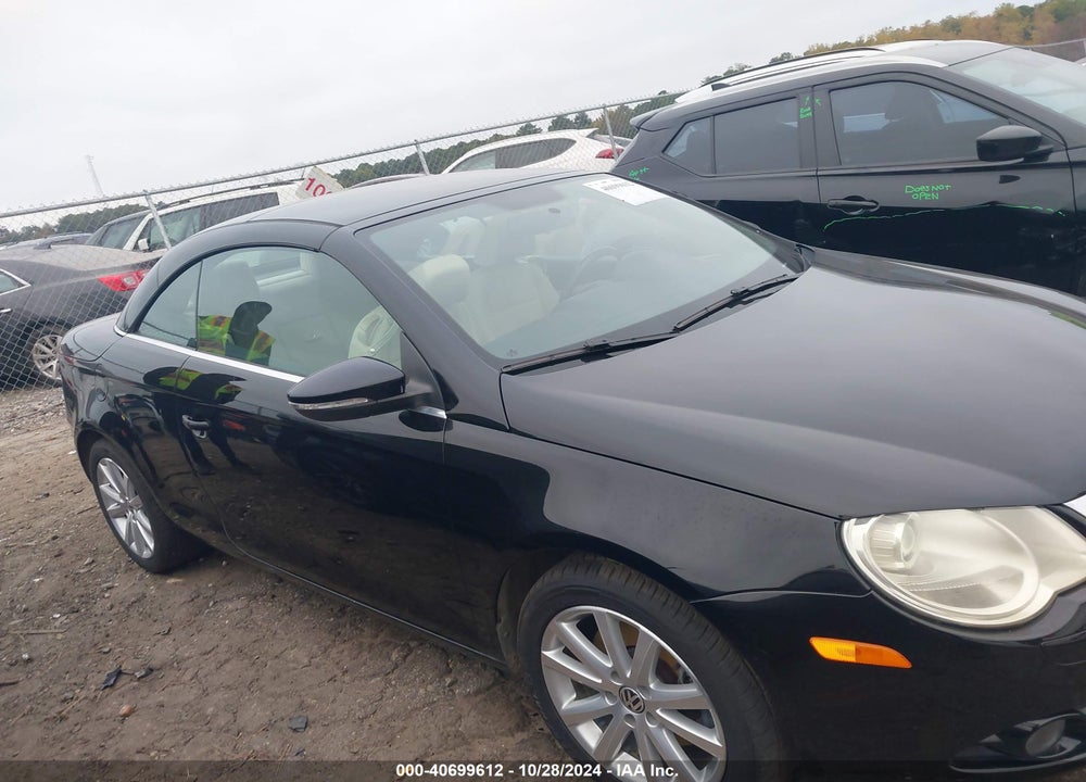 2009 VOLKSWAGEN EOS KOMFORT VIN: WVWBA71FX9V017101
