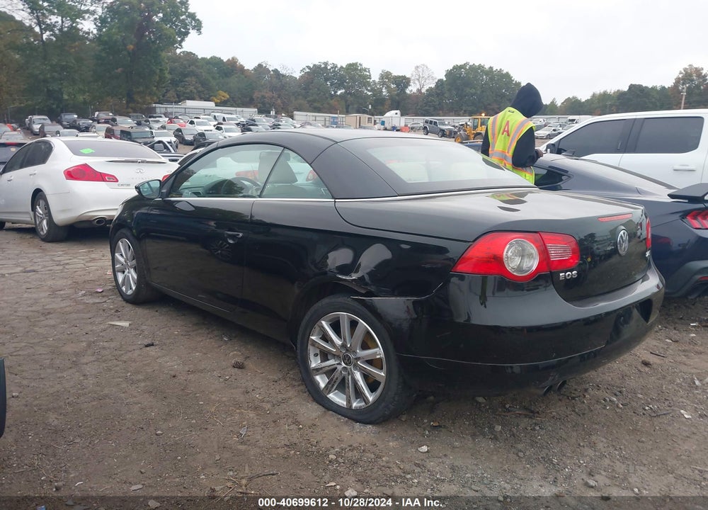 2009 VOLKSWAGEN EOS KOMFORT VIN: WVWBA71FX9V017101