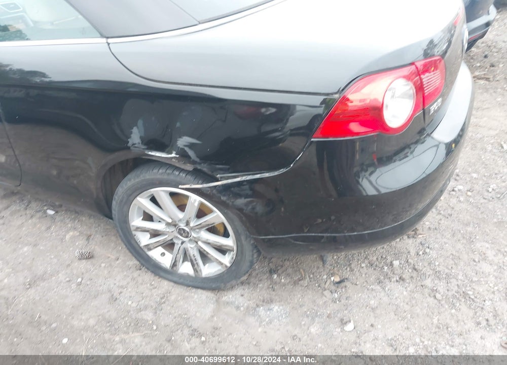 2009 VOLKSWAGEN EOS KOMFORT VIN: WVWBA71FX9V017101