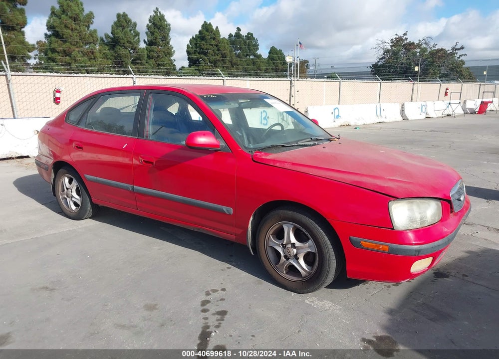2002 HYUNDAI ELANTRA GT VIN: KMHDN55DX2U064520
