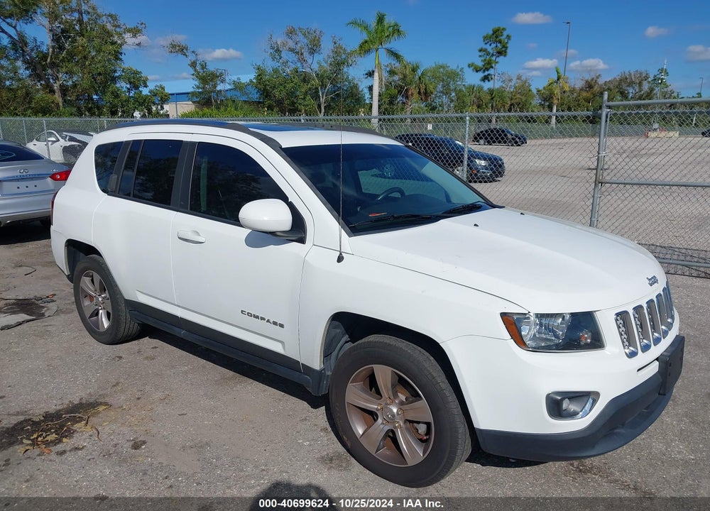 2016 JEEP COMPASS HIGH ALTITUDE EDITION VIN: 1C4NJDEB6GD789567