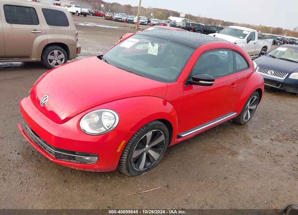2012 VOLKSWAGEN BEETLE 2.0T TURBO VIN: 3VWV67ATXCM658493
