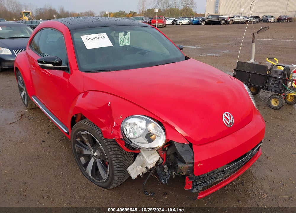 2012 VOLKSWAGEN BEETLE 2.0T TURBO VIN: 3VWV67ATXCM658493