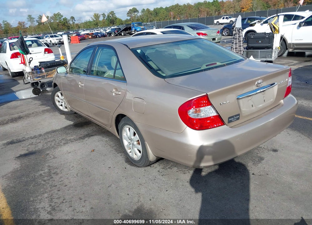 2002 TOYOTA CAMRY XLE VIN: 4T1BE32K92U023908