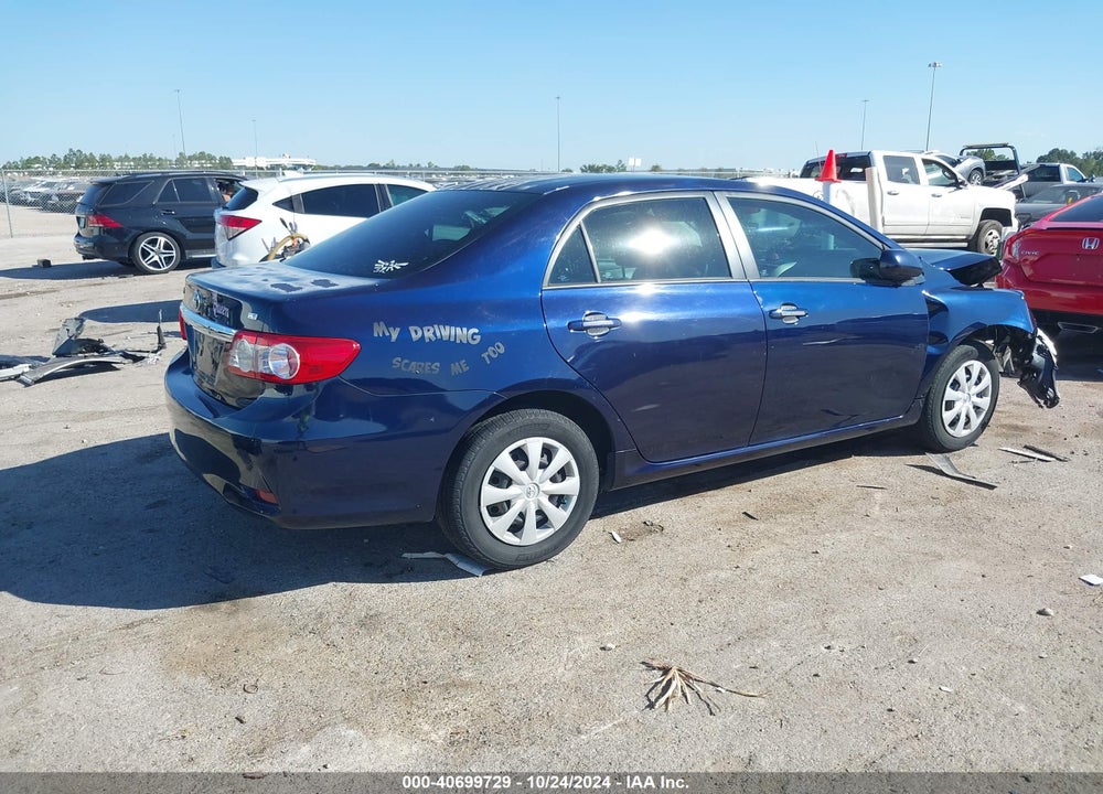 2011 TOYOTA COROLLA LE VIN: 2T1BU4EE6BC734854