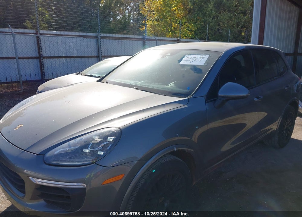 2015 PORSCHE CAYENNE DIESEL VIN: WP1AF2A27FLA37941