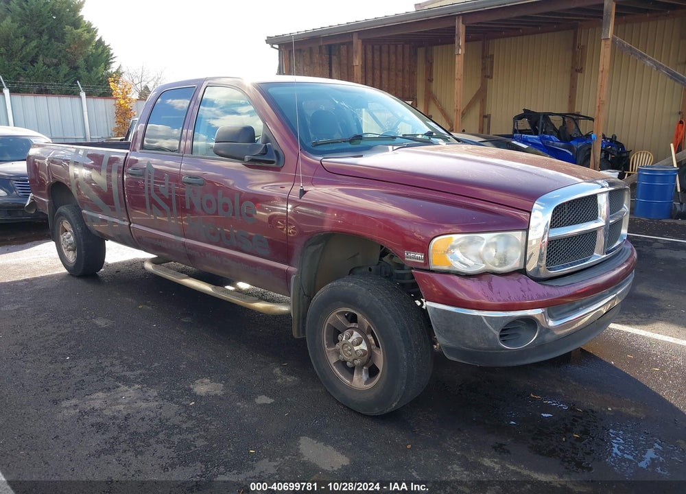 2003 DODGE RAM 2500 SLT/LARAMIE/ST VIN: 1D7KU28DX3J640088
