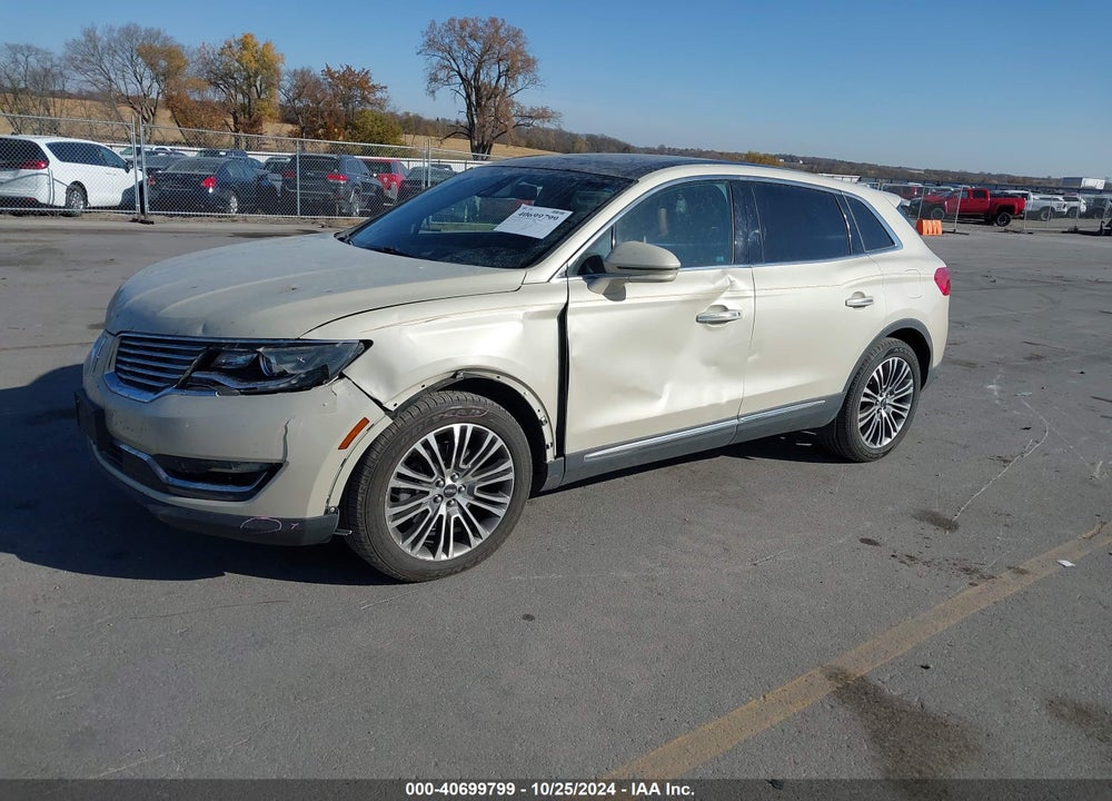 2016 LINCOLN MKX RESERVE VIN: 2LMPJ8LR6GBL40265