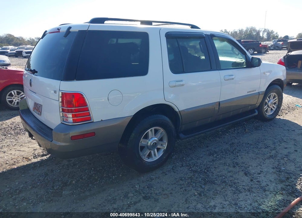 2002 MERCURY MOUNTAINEER VIN: 4M2ZU66W52UJ37967