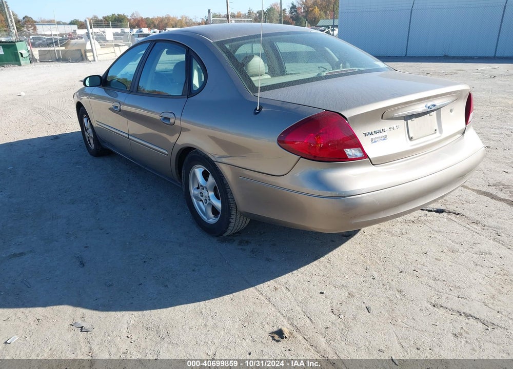 2003 FORD TAURUS SES VIN: 1FAFP55U13A120246
